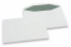 Hvide kuverter af papir, 156 x 220 mm (EA5), 90 g, fugtgummieret, vægt ca. 7 g pr. stk.  | PIT Packaging.dk | Alle-konvolutter