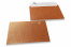 Kobberfarvede kuverter med perlemorseffekt - 162 x 229 mm | PIT Packaging.dk | Alle-konvolutter