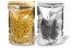 Ståposer transparent og metalliske - guldmetallisk, 200 x 300 x 100 mm - 1800 ml | PIT Packaging.dk | Alle-konvolutter