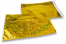 Guld holografisk metallisk foliekuverter - 229 x 324 mm | PIT Packaging.dk | Alle-konvolutter