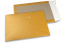 Farvede kuverter med karton på bagsiden - Guld, 229 x 324 mm | PIT Packaging.dk | Alle-konvolutter