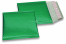 ECO boblekuvert af metallisk plast - grøn 165 x 165 mm | PIT Packaging.dk | Alle-konvolutter