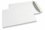 Hvide kuverter af papir, 229 x 324 mm (C4), 120 g, fugtgummieret, vægt ca. 16 g pr. stk. | PIT Packaging.dk | Alle-konvolutter