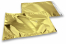 Guld metallisk foliekuverter - 229 x 324 mm | PIT Packaging.dk | Alle-konvolutter