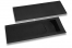 Bestikposer sort med snit + sort serviet | PIT Packaging.dk | Alle-konvolutter