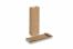 Papirsposer med blokbund brun - 80 x 50 x 250 mm uden vindue, 250 ml | PIT Packaging.dk | Alle-konvolutter