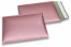 ECO boblekuvert af mat metallisk plast - roseguld 180 x 250 mm | PIT Packaging.dk | Alle-konvolutter