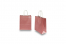 Papirsposer med hank snoet - rosa metallisk, 180 x 80 x 220 mm, 90 g | PIT Packaging.dk | Alle-konvolutter