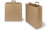 Papirsposer med hank foldbar - brun, 450 x 170 x 480 mm | PIT Packaging.dk | Alle-konvolutter