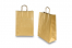 Papirsposer med hank snoet - guld, 260 x 120 x 350 mm, 90 g | PIT Packaging.dk | Alle-konvolutter