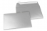 Farvede kuverter - Sølvmetallisk, 114 x 162 mm | PIT Packaging.dk | Alle-konvolutter