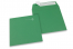 Farvede kuverter - Mørkegrønne, 160 x 160 mm   | PIT Packaging.dk | Alle-konvolutter