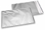 Sølv farvede mat metallisk foliekuverter - 180 x 250 mm | PIT Packaging.dk | Alle-konvolutter
