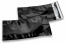 Sorte metallisk foliekuverter - 114 x 229 mm | PIT Packaging.dk | Alle-konvolutter