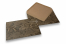 Kuverter med dyreprint - brunt kraftpapir, sort, slangesskind | PIT Packaging.dk | Alle-konvolutter