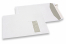 Konvolutter til laserprinter, 229 x 324 mm (C4), rude til højre 40 x 110 mm, rude positioneret 20 mm fra højre og 60 mm fra top, vægt ca. 19 g pr. stk.  | PIT Packaging.dk | Alle-konvolutter