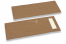 Bestikposer brun uden snit + hvid serviet | PIT Packaging.dk | Alle-konvolutter