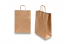 Papirsposer med hank snoet - bronze, 260 x 120 x 350 mm, 90 g | PIT Packaging.dk | Alle-konvolutter