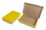 Sammenfoldelige forsendelsesæsker - gul | PIT Packaging.dk | Alle-konvolutter