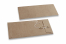 Kuverter med snøreluk - 110 x 220 mm, brun kraftpapir | PIT Packaging.dk | Alle-konvolutter