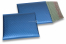 ECO boblekuvert af mat metallisk plast - mørkeblå 165 x 165 mm | PIT Packaging.dk | Alle-konvolutter