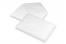 Kuverter til begravelseskort - Hvid + enkelt kant, 156 x 220 mm | PIT Packaging.dk | Alle-konvolutter
