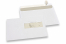 Konvolutter til laserprinter, 162 x 229 mm (C5), rude til højre 40 x 110 mm, rude positioneret 15 mm fra højre og 72 mm fra bunden, vægt ca. 7 g pr. stk.  | PIT Packaging.dk | Alle-konvolutter
