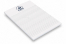 Notesblok med print - eksempel med linjer | PIT Packaging.dk | Alle-konvolutter