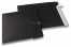 Sort boblekuvert af papir - 165 x 165 mm, 160 g | PIT Packaging.dk | Alle-konvolutter