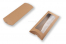 Brune pudeæsker - 110 x 220 mm - med rude 70 x 180 mm | PIT Packaging.dk | Alle-konvolutter