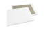 Kuverter med papbagside - 400 x 500 mm, 120 gr hvid kraftforside, 700 gr gråt duplex bagside, uden lim / uden dækstrimmel | PIT Packaging.dk | Alle-konvolutter