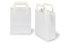 Papirsposer med hank foldbar - hvid, 180 x 80 x 220 mm | PIT Packaging.dk | Alle-konvolutter