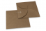 Kuverter i pochette-stil - Bronze | PIT Packaging.dk | Alle-konvolutter