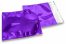 Lilla metallisk foliekuverter - 220 x 220 mm | PIT Packaging.dk | Alle-konvolutter