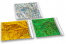 Farvede metalliske holografisk foliekuverter | PIT Packaging.dk | Alle-konvolutter