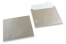 Sølvfarvede kuverter med perlemorseffekt - 155 x 155 mm | PIT Packaging.dk | Alle-konvolutter