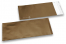 Guld farvede mat metallisk foliekuverter - 110 x 220 mm | PIT Packaging.dk | Alle-konvolutter