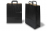 Papirsposer med hank foldbar - sort, 320 x 140 x 420 mm | PIT Packaging.dk | Alle-konvolutter