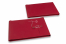 Kuverter med snøreluk - 162 x 229 x 25 mm, rød | PIT Packaging.dk | Alle-konvolutter