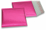 ECO boblekuvert af metallisk plast - pink 165 x 165 mm | PIT Packaging.dk | Alle-konvolutter