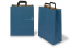 Papirsposer med hank foldbar - blå, 320 x 140 x 420 mm | PIT Packaging.dk | Alle-konvolutter