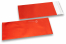 Røde farvede mat metallisk foliekuverter - 110 x 220 mm | PIT Packaging.dk | Alle-konvolutter
