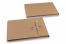 Kuverter med snøreluk - 162 x 229 x 25 mm, brun | PIT Packaging.dk | Alle-konvolutter
