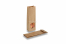 Papirsposer med blokbund brun - 80 x 50 x 250 mm med vindue, 250 ml | PIT Packaging.dk | Alle-konvolutter