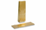 Poser med blokbund i farve - guld 80 x 50 x 250 mm, 250 gram | PIT Packaging.dk | Alle-konvolutter