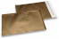 Guld farvede mat metallisk foliekuverter - 180 x 250 mm | PIT Packaging.dk | Alle-konvolutter