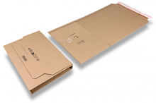 Bogemballage leveres fladt - brun | PIT Packaging.dk | Alle-konvolutter