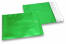 Grønne farvede mat metallisk foliekuverter - 165 x 165 mm | PIT Packaging.dk | Alle-konvolutter