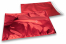 Røde metallisk foliekuverter - 229 x 324 mm | PIT Packaging.dk | Alle-konvolutter