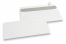 Hvide kuverter af papir, 114 x 229 mm (C5/6), 90 g, selvklæbende med dækstrimmel | PIT Packaging.dk | Alle-konvolutter